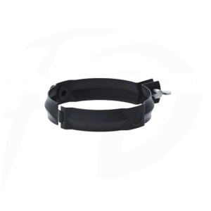 Obejma stalowa rury KROP Ø90 mm – czarna RAL 9005
